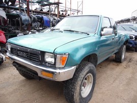 1989 TOYOTA TRUCK SR5 TEAL XTRA CAB 3.0L MT 4WD Z18139